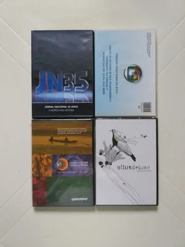 Três DVD's e um DVD R