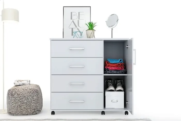 Cômoda Organizadora Orquídea Gaveta com Chave e Espelho !! Pronta Entrega !!