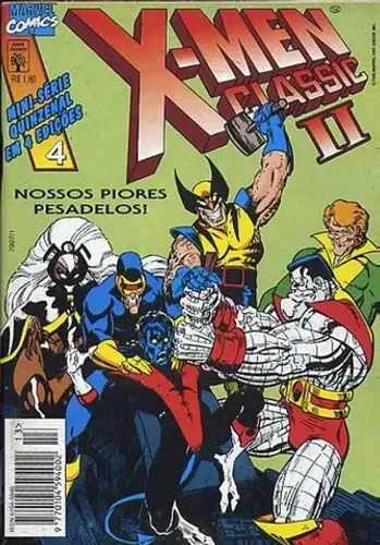 X-men Classic 2 - 4 Edições - 1995 - Editora Abril