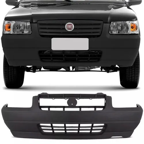 Parachoque Dianteiro Fiat Uno Fire 2006 à 2008 - Preto Texturizado -R2A
