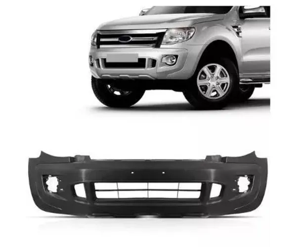 Parachoque Dianteiro Ford Ranger 2013 à 2016- Preto Liso- TYG