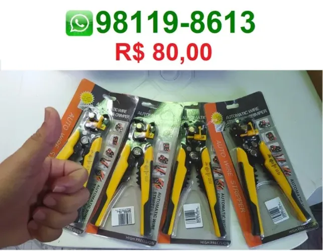 Alicate Decapador Descascador de fios - cartão ou Pix