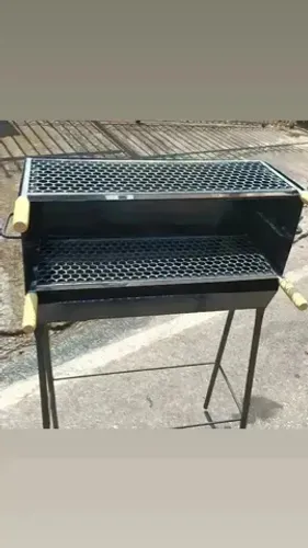 Churrasqueira espetinhos com grelhas inox - FRETE GRATIS