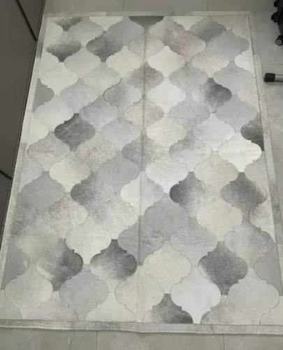 Tapete de couro bovino original - 2,00m x 1,50m