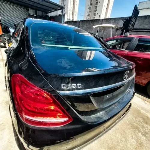 Mercedes C180 1.6 2016 Retrovisor Motor Capo Lanterna Farol Porta Airbag Alternador Sucata