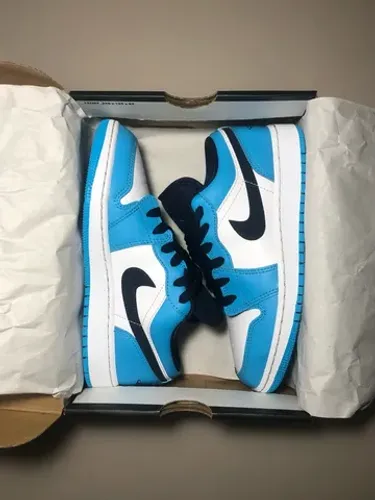 Tênis Nike Air Jordan 1 Low Unc Original 