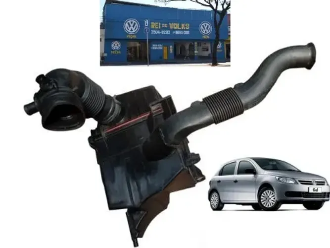 Caixa do filtro de ar 1.6 8V original VW Gol G5 2009 a 2013