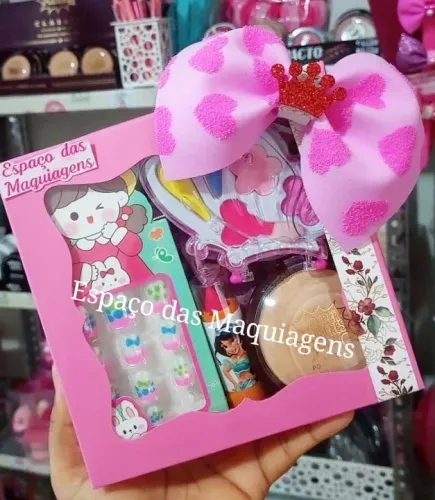 Kit de Maquiagem Infantil natal feliz