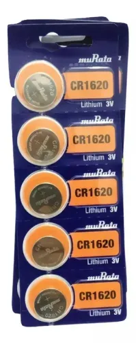 Pilhas Baterias Cr1620 3v Sony Murata Chave Canivete 5un