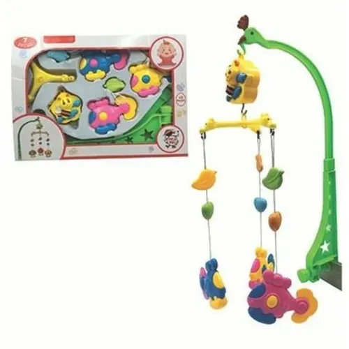 Mobile Musical Infantil Helicoptero Com Suporte 7563507