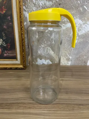 JARRA DE VIDRO ANTIGO EM DESIGNER LISO 