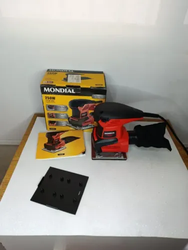 Lixadeira orbital mondial 250w profissional