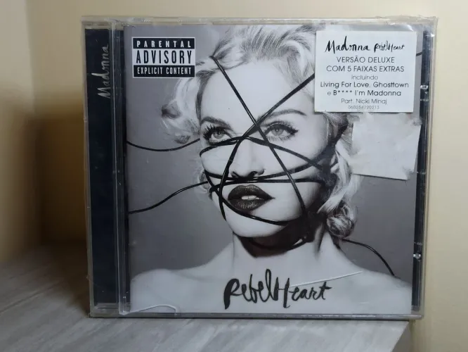 CD álbum Rebel Heart Madonna Lacrado