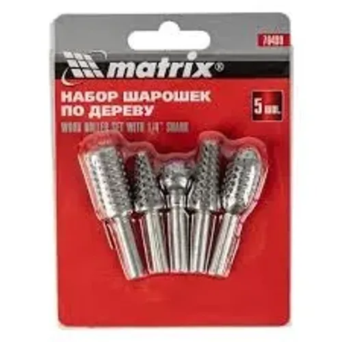 Kit 5 Limas Rotativas C/ Haste 6mm Para Acabamento - Mtx