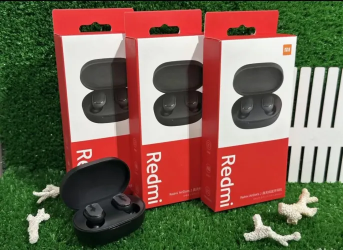 Fone de ouvido Airdots 2 Redmi via bluetooth som alto e com Grave