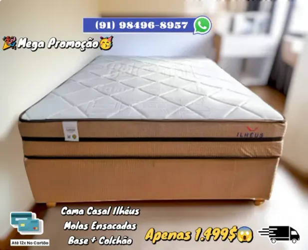 CAMA DE CASAL MOLAS ENSACADAS ILHEUS