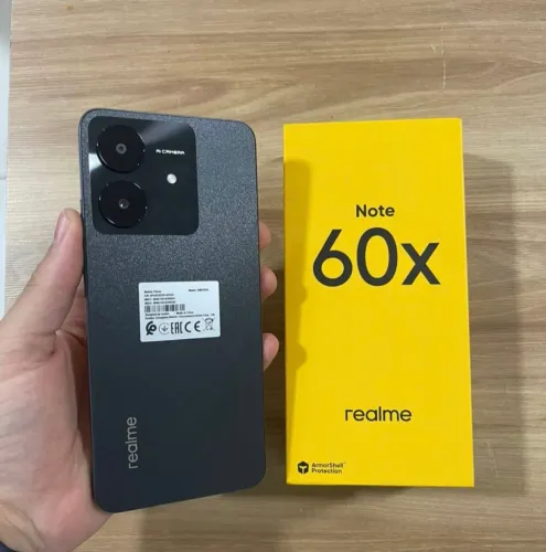 **Realme Note 60x 128Gb/4Ram Design elegante Vídeos de alta qualidade Novo Lacrado 