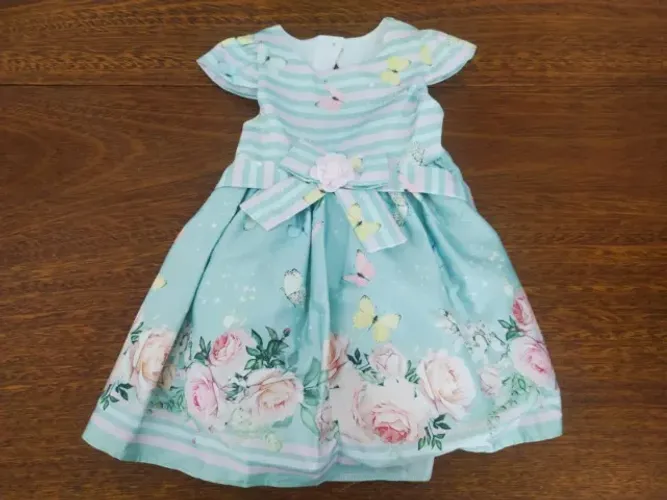 Vestido Infantil Florido Pupi