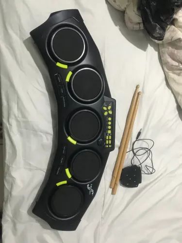 Bateria eletrônica portátil infantil 