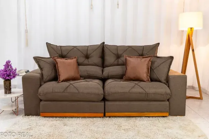 Sofá Retrátil Reclinável Libertina