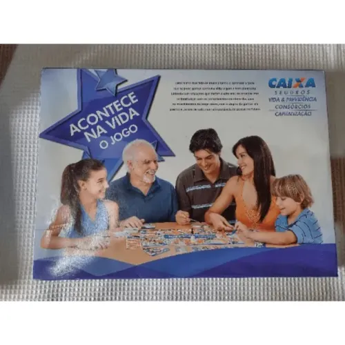 Jogo Acontece na Vida - Brinquedo da Caixa Estilo Banco Imobiliário Grow (raro)