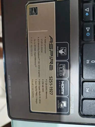 Notebook acer 5251 leia 