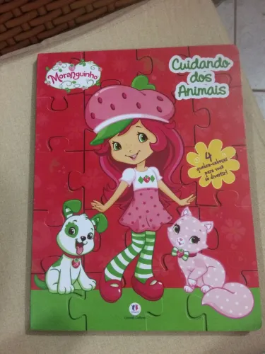 Livro infantil quebra-cabeça