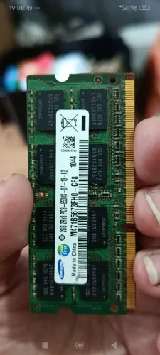 Memória Samsung DDR3 2GB 1066MHz SO-DIMM Notebook<br>