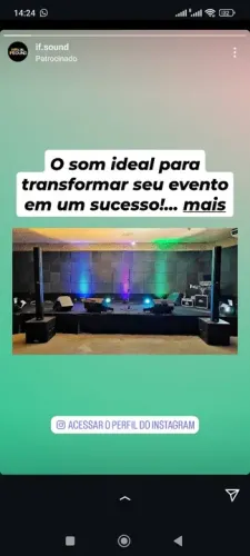 Som profissional para eventos!