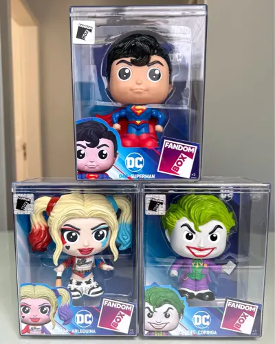 Bonecos Fandom Box DC Originais 