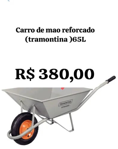 Carro de mão (tramontina) 65L
