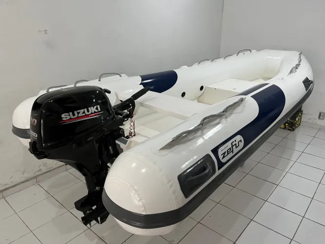 Bote inflável Zefir F 360 Gold branco