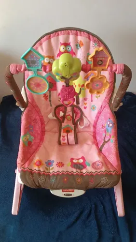 Cadeira de Balanço Fisher Price Rosa
