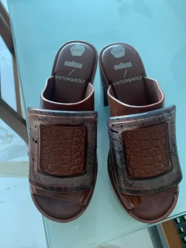 Sandália Melissa Viktor & Rolf Marrom