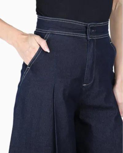 Calça Pantacourt Jeans Carol Bassi