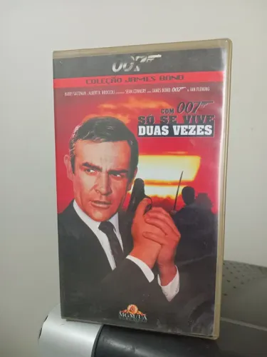Fita VHS - Com 007 Só Se Vive Duas Vezes