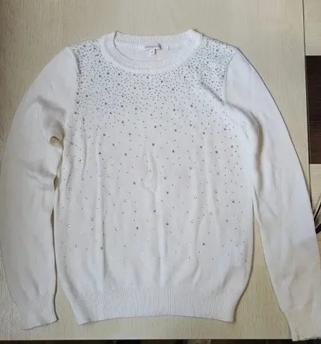 blusa com pedraria tamanho 8