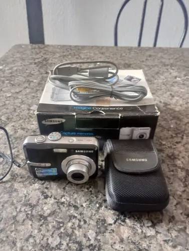 Câmera digital Samsung funcionando perfeitamente 