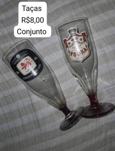 Taças de Gin e Vodka - Conjunto