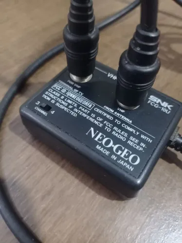 Cabo RF para neo geo cd original funcionando 