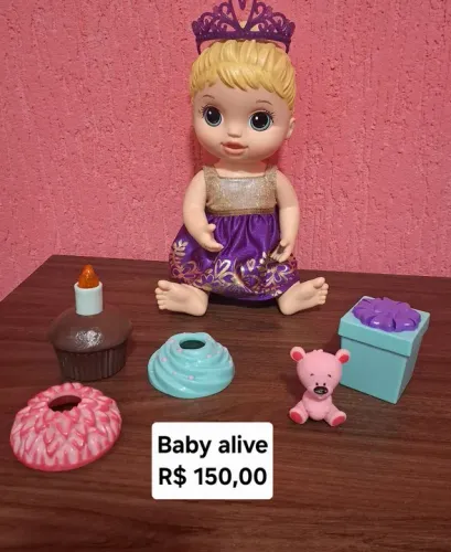 Boneca Baby Alive - Aniversário
