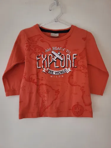 Camisa Manga Longa Infantil Milon