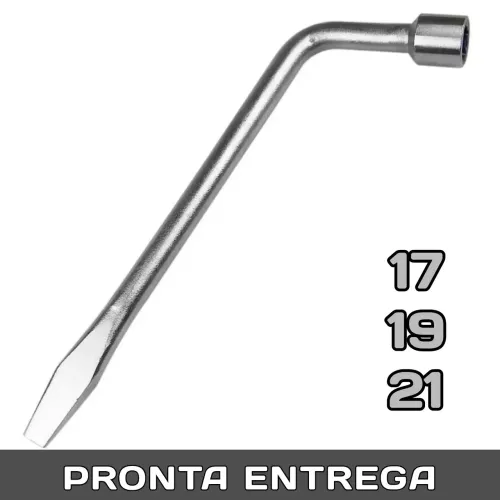CHAVE DE RODA TIPO L 17, 19 ou 21