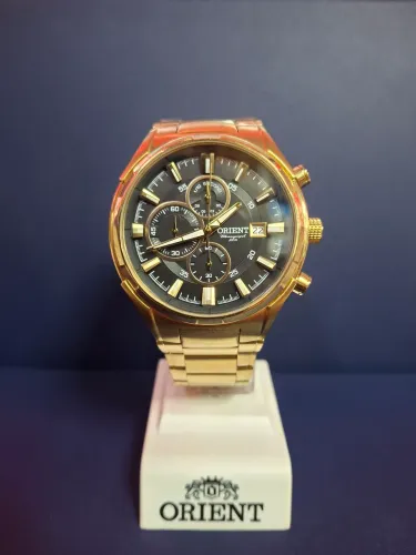 Relógio Orient Cronógrafo Dourado