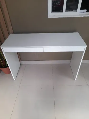 Mesa de Escritório Branca 120cm- Nova