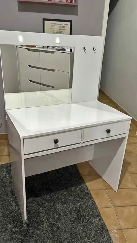 Penteadeira Camarim com LED 2 Gavetas (Novo) Entrega Grátis! 