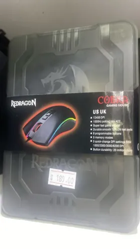 Mouse Gamer Cobra M711 LEd - Preto 10000 DPI - Redragon Loja Coimbra Computadores Entrega