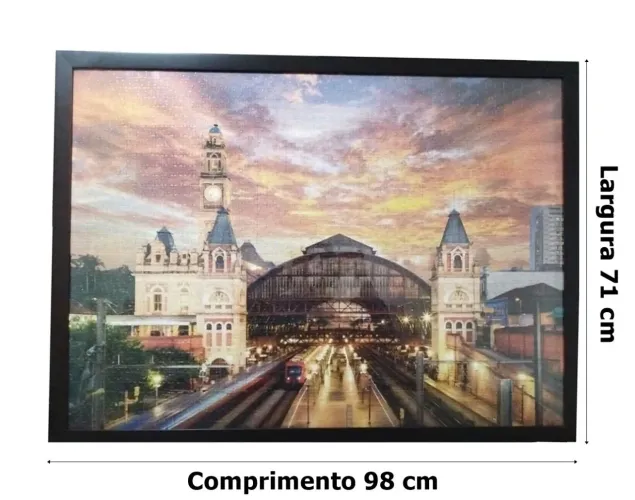 Quadro quebra-cabeças estação da luz!