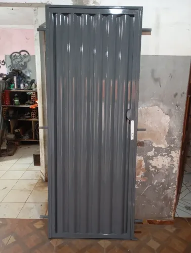 Portão social - Metalon galvanizado 
