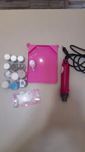Vendo Kit para arte com Embossing completo seminovo